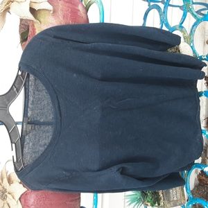 J. Crew sweater, LINEN, blue, size L.